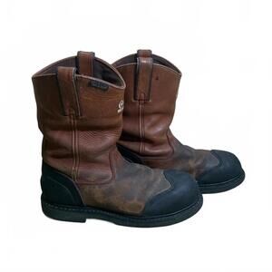 Chippewa 10” Waterproof Comp Toe Pull On Utility Boots Mens Size 9.5 M